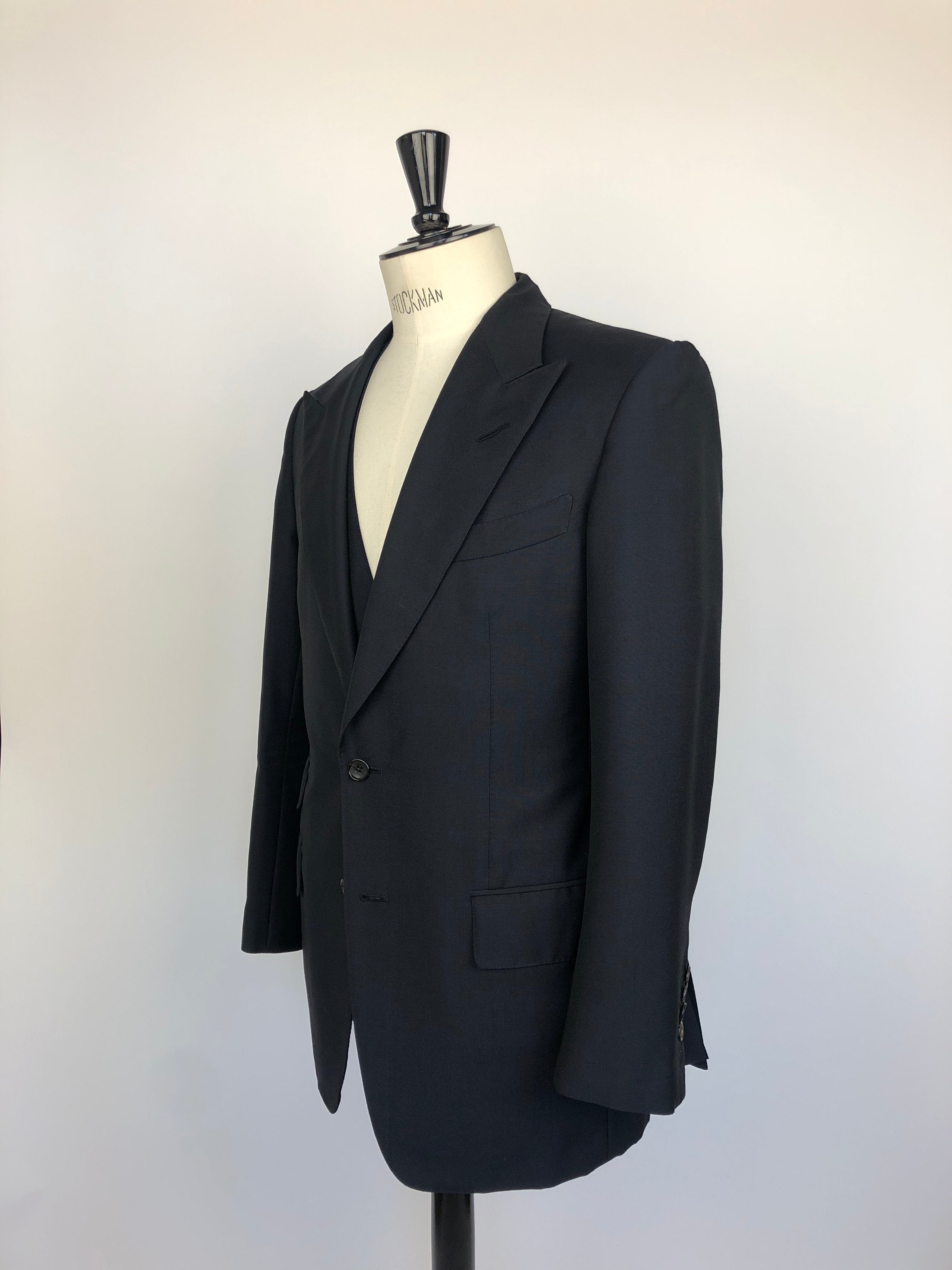 Tom Ford Navy Three-Piece Suit