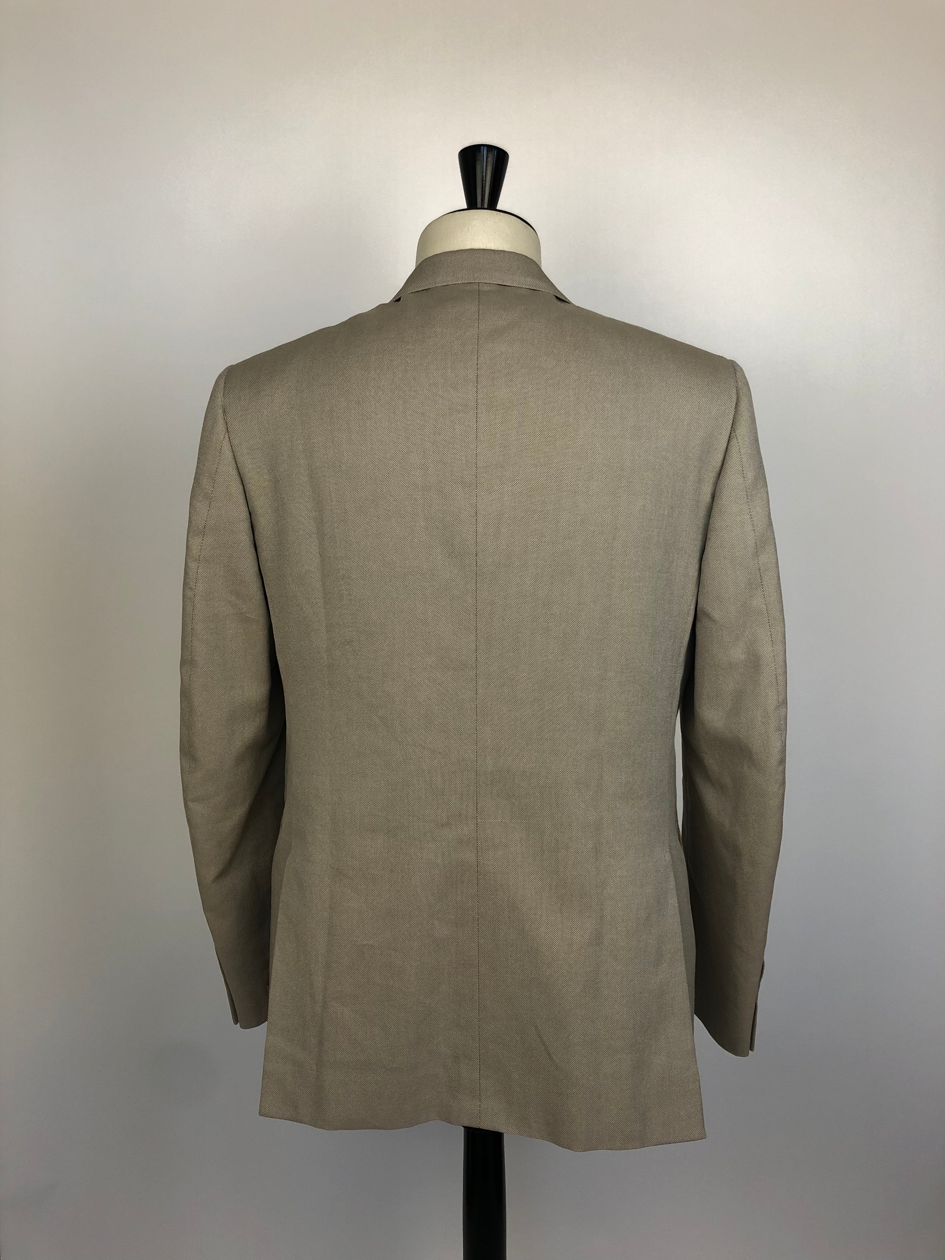 Isaia Beige Cotton Jacket