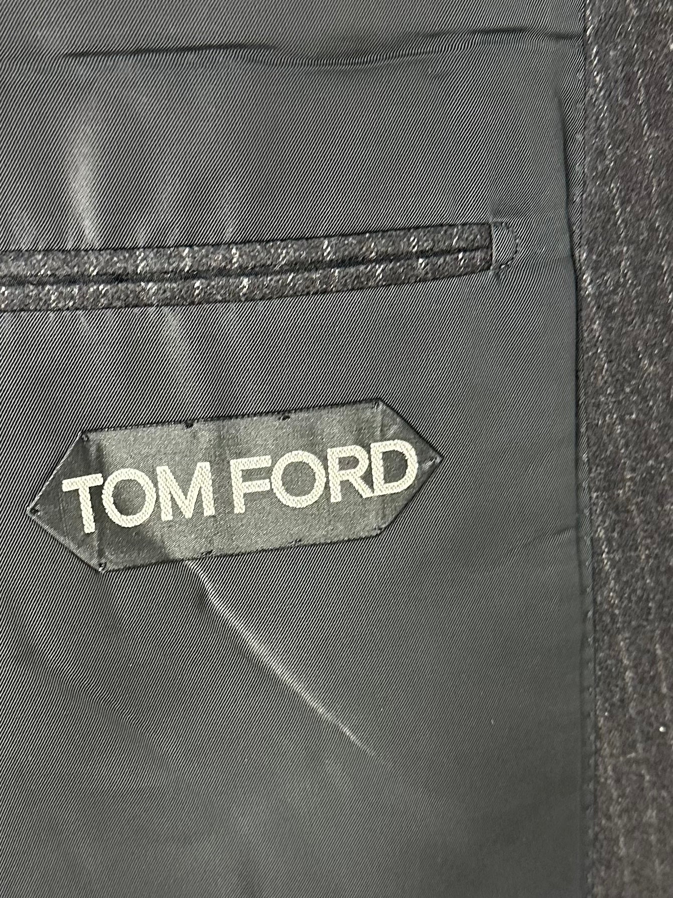 Tom Ford krijtstreep flanellen pak