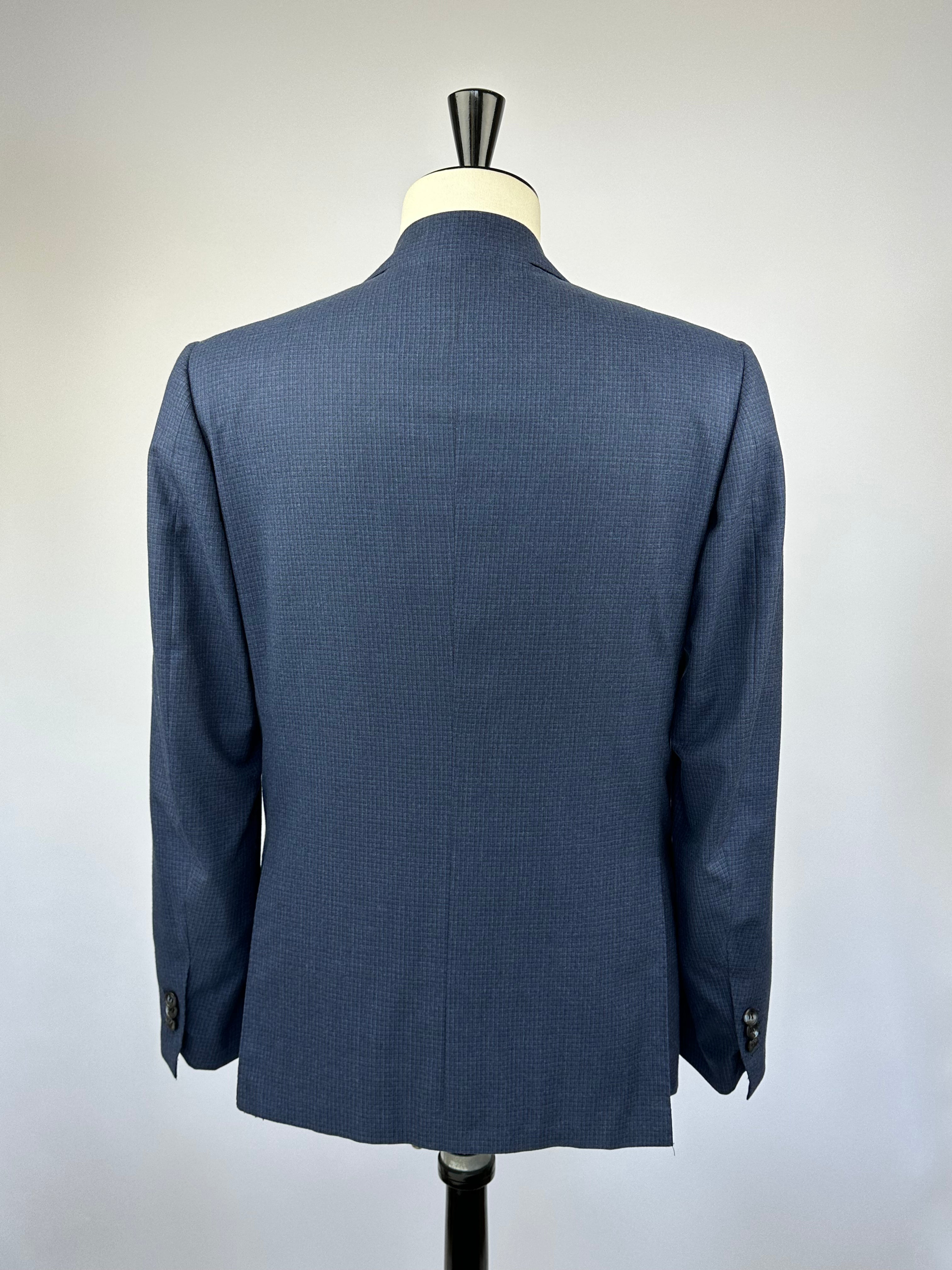 Kiton Blue Gingham Check Suit