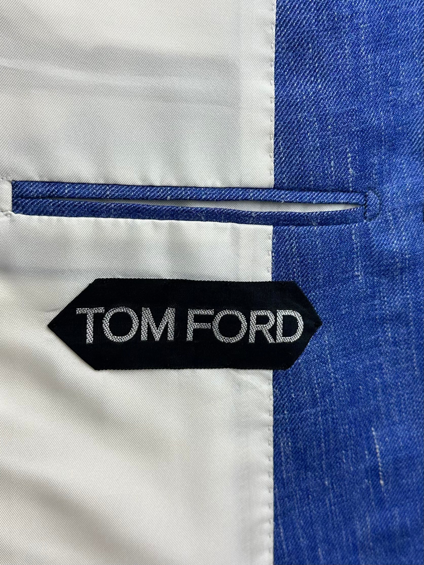 Tom Ford jasje van wol, zijde en linnen