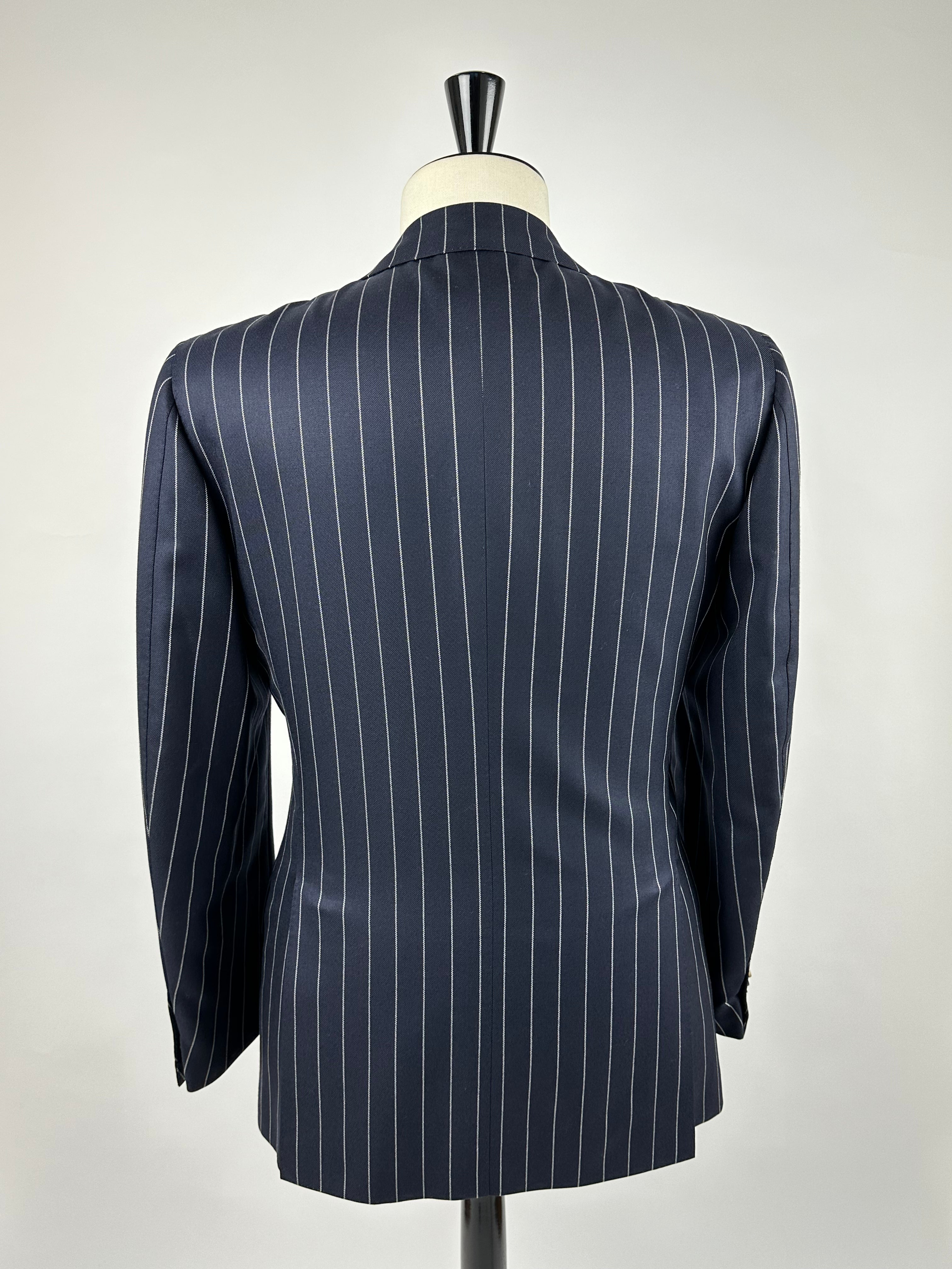 Cesare Attolini Blue Chalk Stripe Suit
