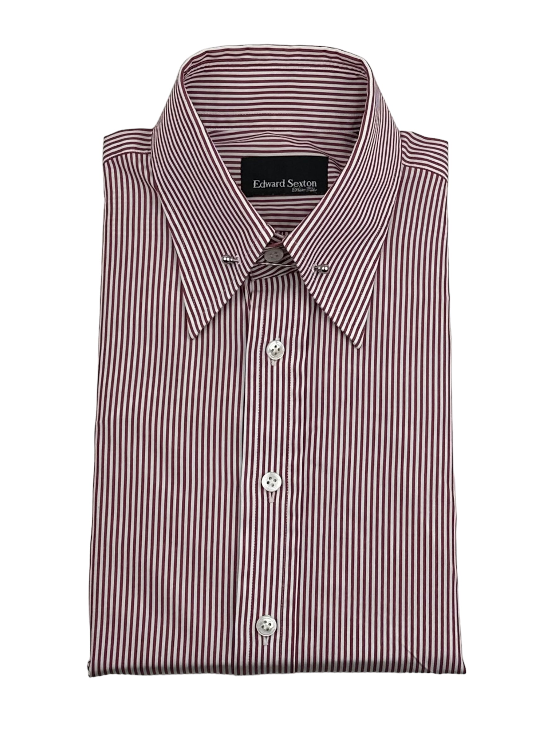 Edward Sexton Pin Collar Overhemd 